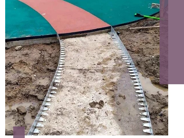 Металлические бордюры для дорожек в Кушве — монтаж и изготовление