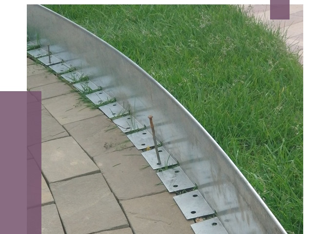 Металлические бордюры для тротуаров в Кушве от 8725 руб.