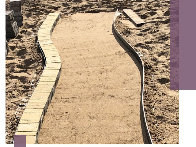 Металлические бордюры для тротуаров в Кушве — прочные и долговечные