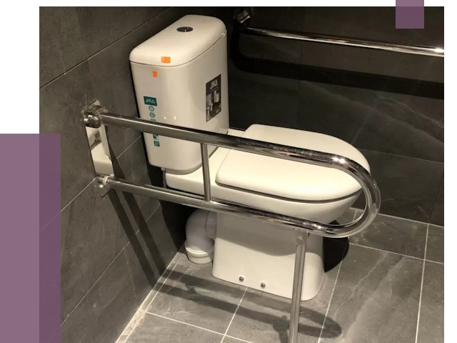 Поручни для санузлов в Кушве от 4311 руб. | ПРОЛЁТ-Кшв