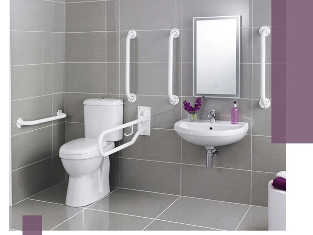 Поручни для санузлов в Кушве: установка, ремонт и монтаж