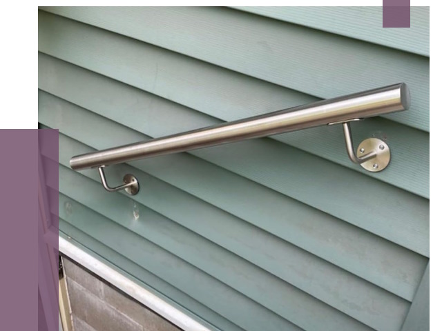 Поручни из нержавеющей стали в Кушве от 7699 руб.  | ПРОЛЁТ-Кшв